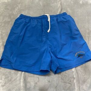 Tommy Bahama Blue Mesh Lined Embroidered Swim Shorts 21757
